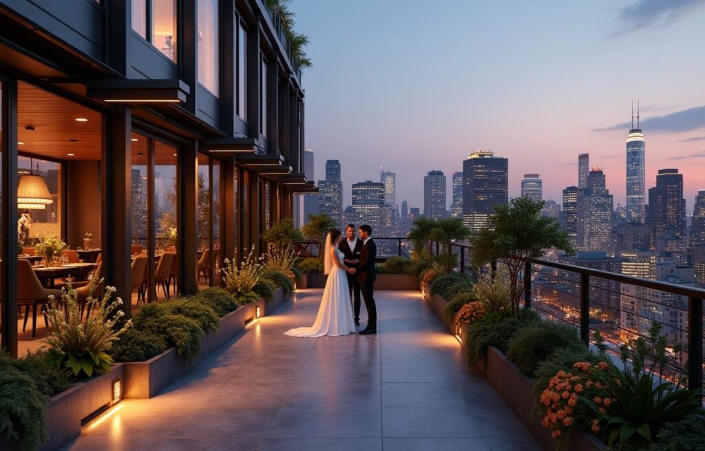 Snapshot of Urban Penthouse Wedding Venue Urban Wedding Venue