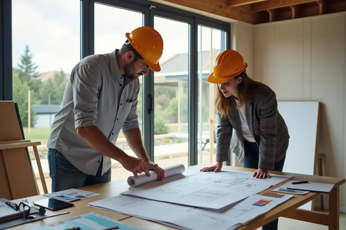 custom home builder designing a home tailored to homeowner needs